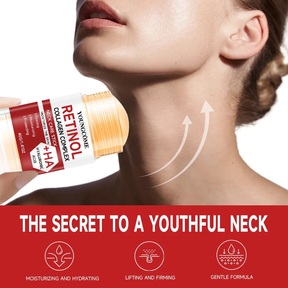 Retinol Face and Neck Treatment Bar with Firming Elasticity Improve Loose Skin