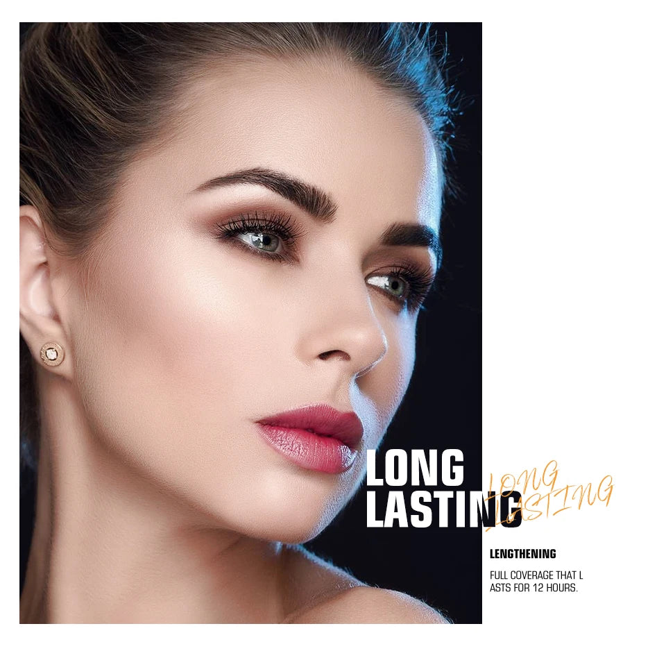 3D Mascara Lengthening Black Lash Eyelash Extension Eye Lashes Brush.