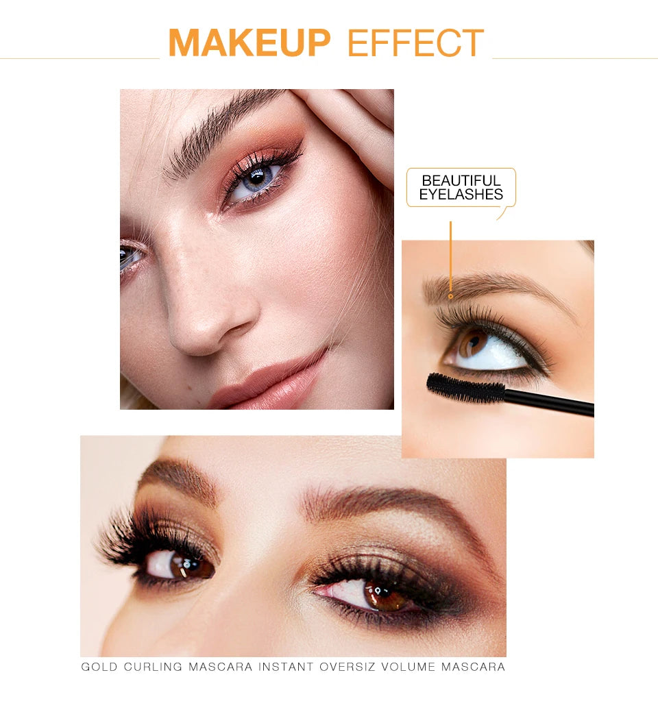 3D Mascara Lengthening Black Lash Eyelash Extension Eye Lashes Brush.