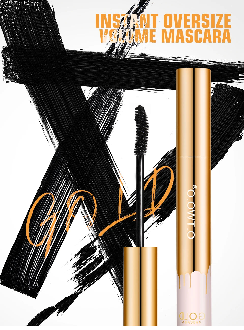 3D Mascara Lengthening Black Lash Eyelash Extension Eye Lashes Brush.