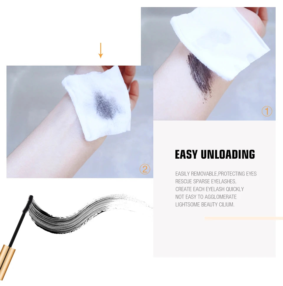 3D Mascara Lengthening Black Lash Eyelash Extension Eye Lashes Brush.