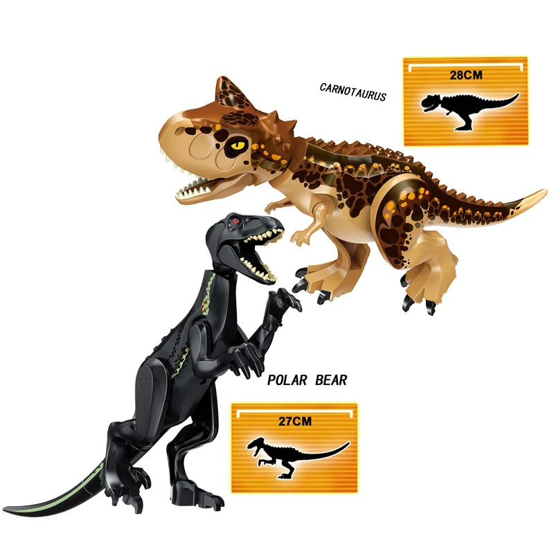 Predator Dinosaur Construction Blocks – Assemble-Your-Own Raptor and Giant Dino Toy for Children