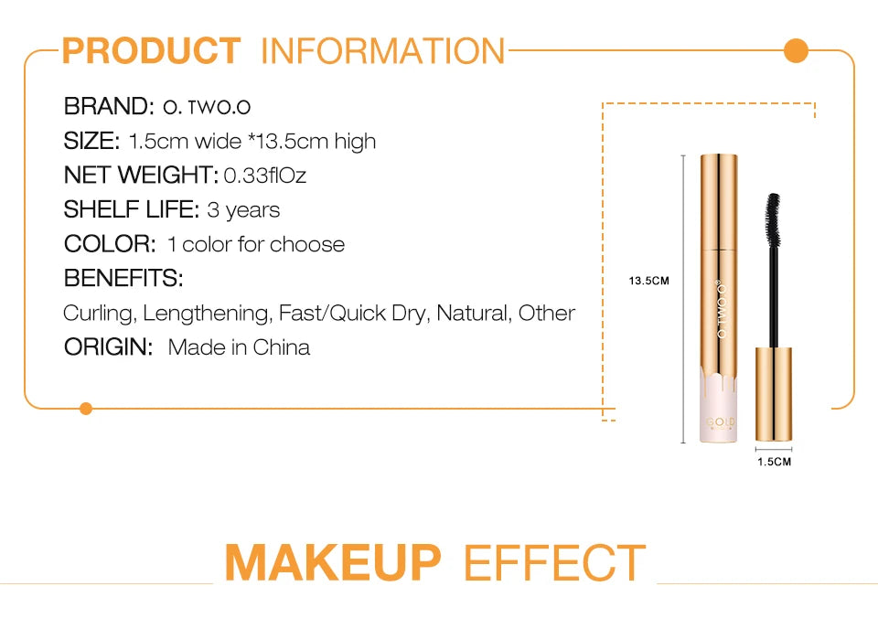 3D Mascara Lengthening Black Lash Eyelash Extension Eye Lashes Brush.