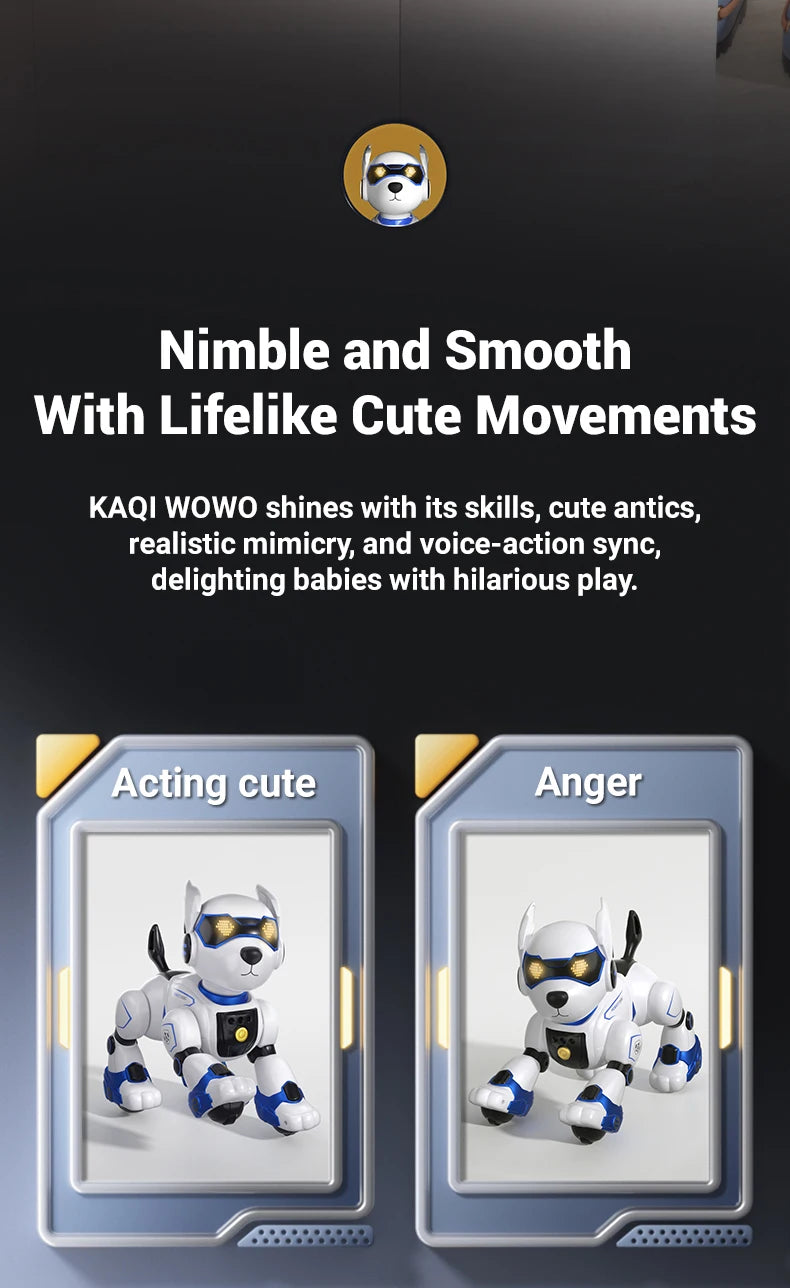R27 Smart RC Robot Dog – Voice Interactive, Programmable Puzzle Toy for Kidss