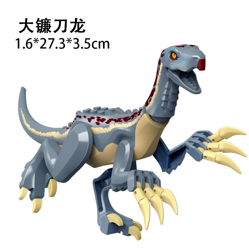 Predator Dinosaur Construction Blocks – Assemble-Your-Own Raptor and Giant Dino Toy for Children