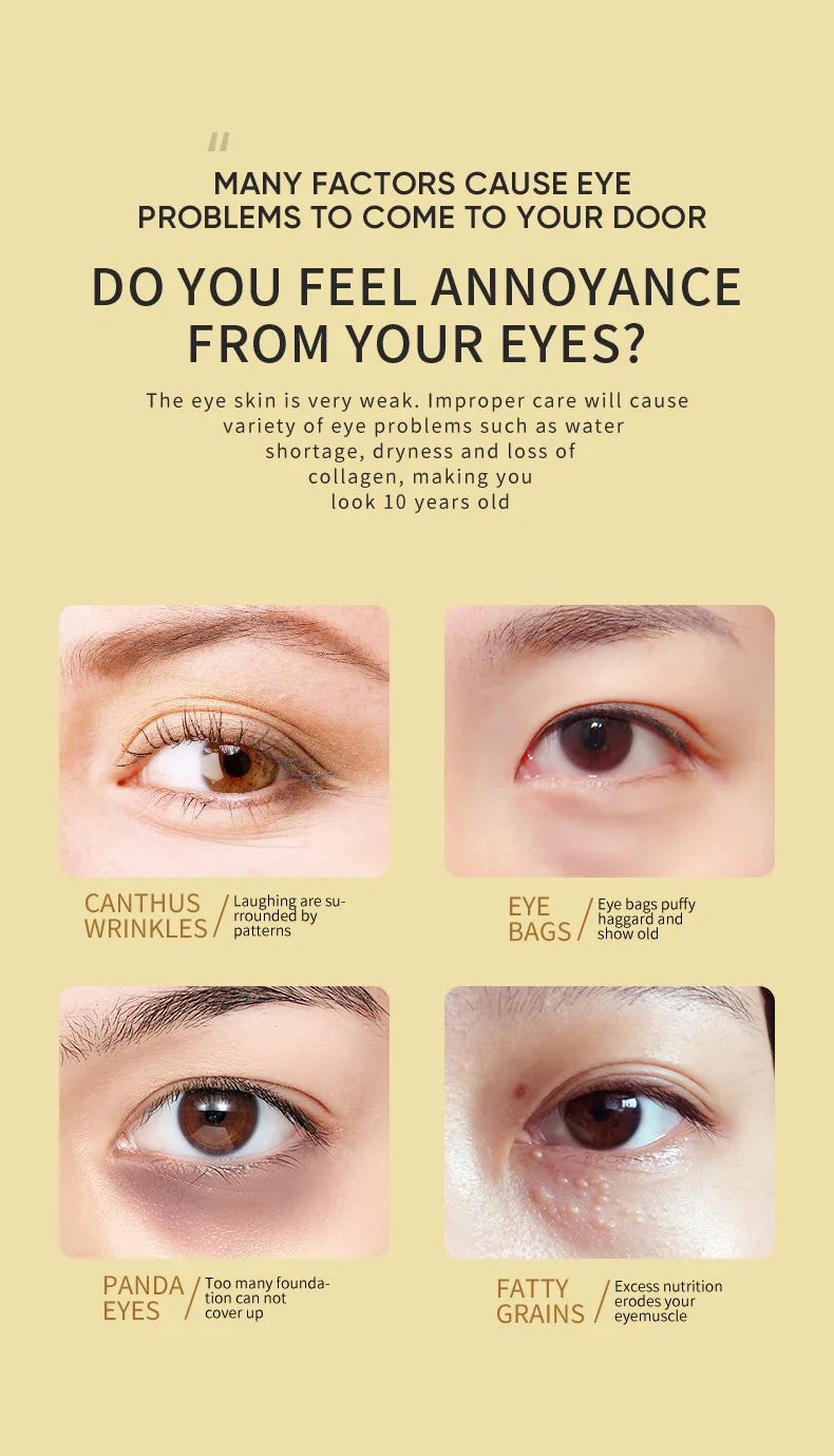 Avocado Golden Collagen Eye Mask Anti Dark Circles Removal
