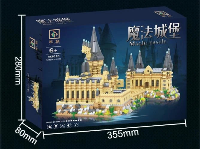 Magic Castle Building Block Set – Creative Kids’ Construction Toy, Perfect Birthday or Christmas Gift, Charming Home Display