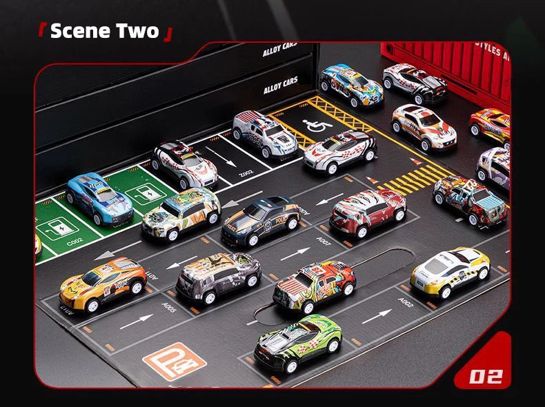 48-Piece Alloy Toy Car Set – Racing and Classic Model Cars in Gift Box, Great for Children’s Christmas or Birthday Gifts