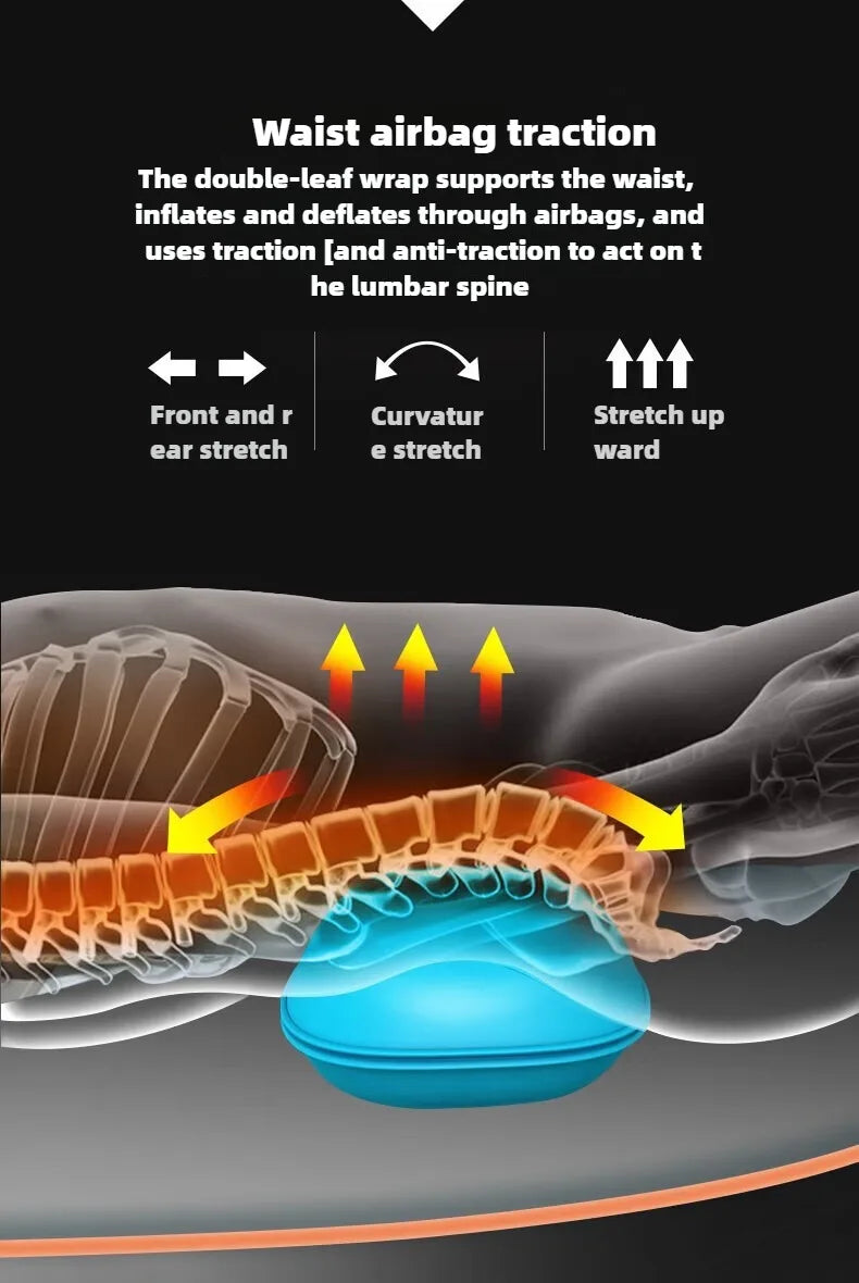 Electric Full Body Massage Mattress With Heating Hand Control.