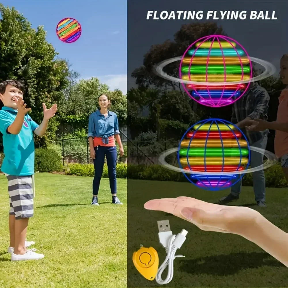 Colorful Glowing Rotating Flying Ball – Magic Boomerang Toy for Teens & Adults, Ideal for Parties and Holidays
