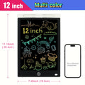 12-Inch Premium LCD Writing Tablet – Electronic Handwriting Board and Digital Drawing Pad for Kids’ Creative Learning and Fun