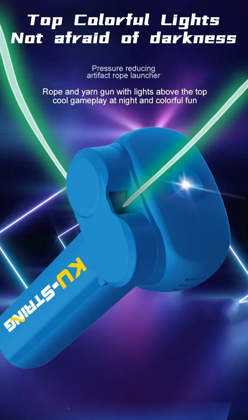 Portable Glow String Rope Launcher – Fun Kids Gift Toy