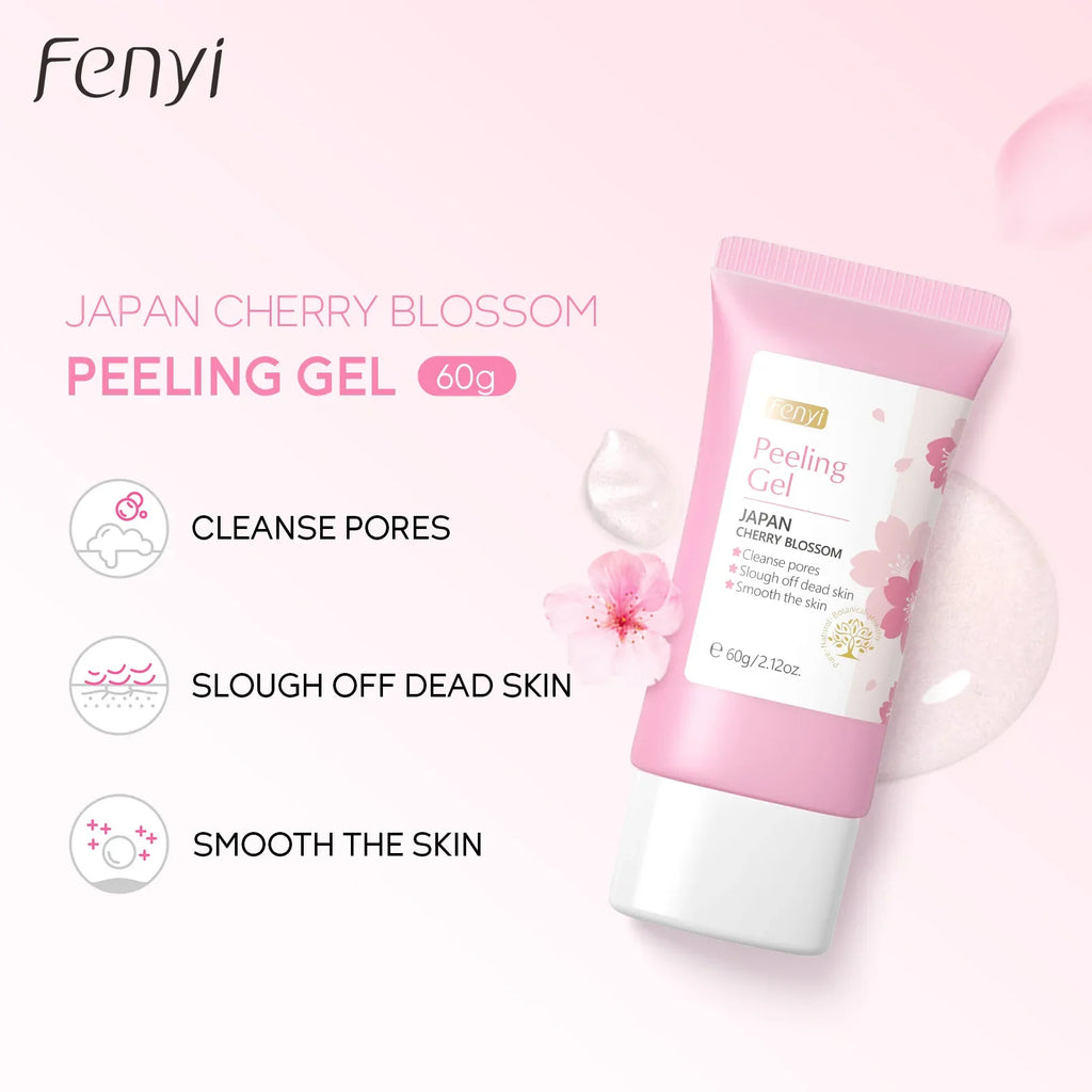 Sakura Face Deep Cleaning Exfoliating Gel Skin Care Whitening Moisturizer