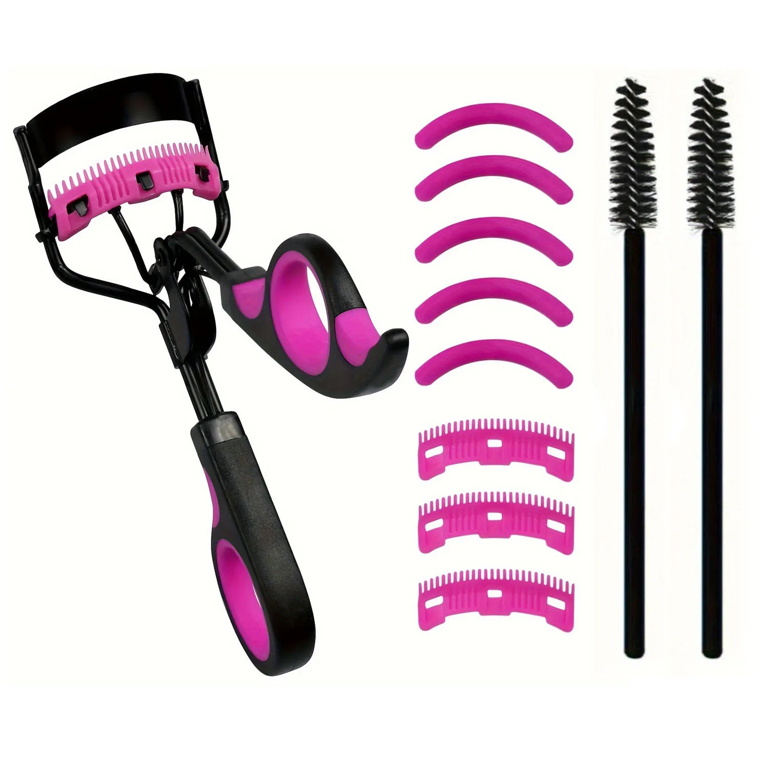 Eyelash Curler Set With Replacement Pads 7/15pcs