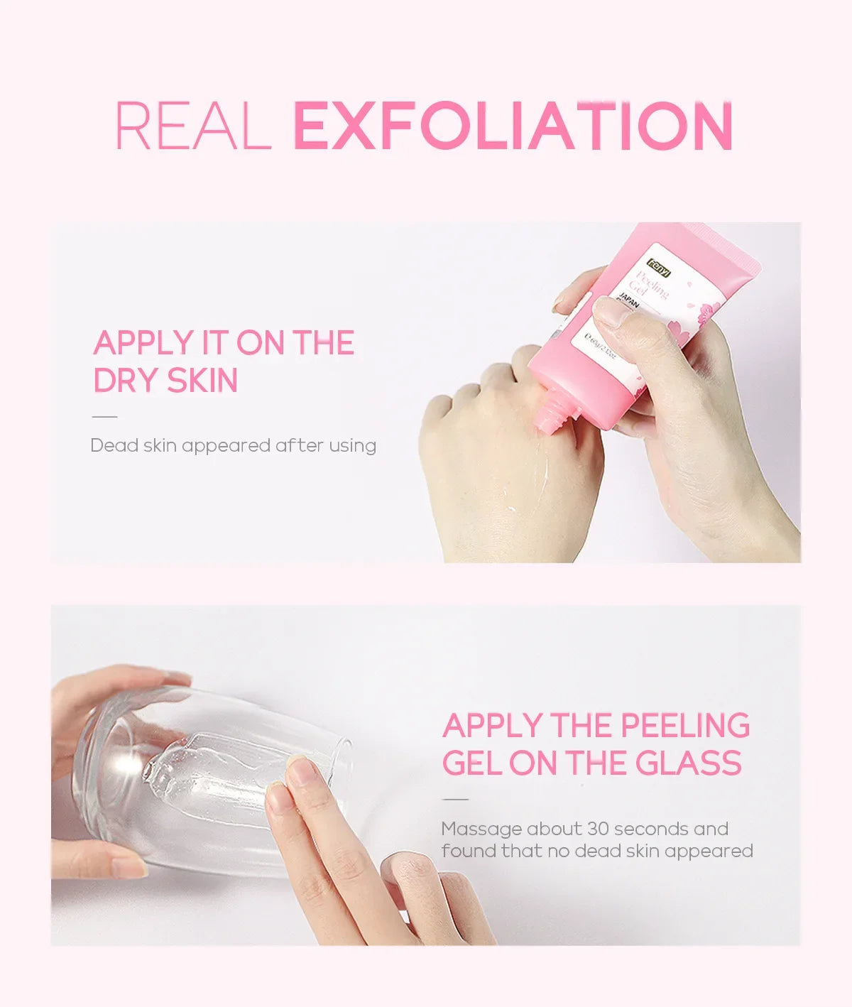 Sakura Face Deep Cleaning Exfoliating Gel Skin Care Whitening Moisturizer