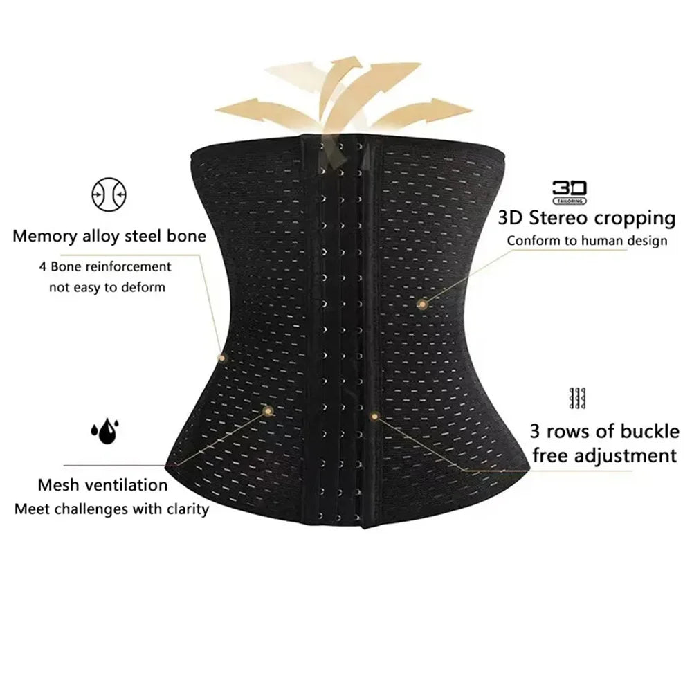 Women Body Shapewear Tummy Slimming Black Belly Band Shaping Shaper.