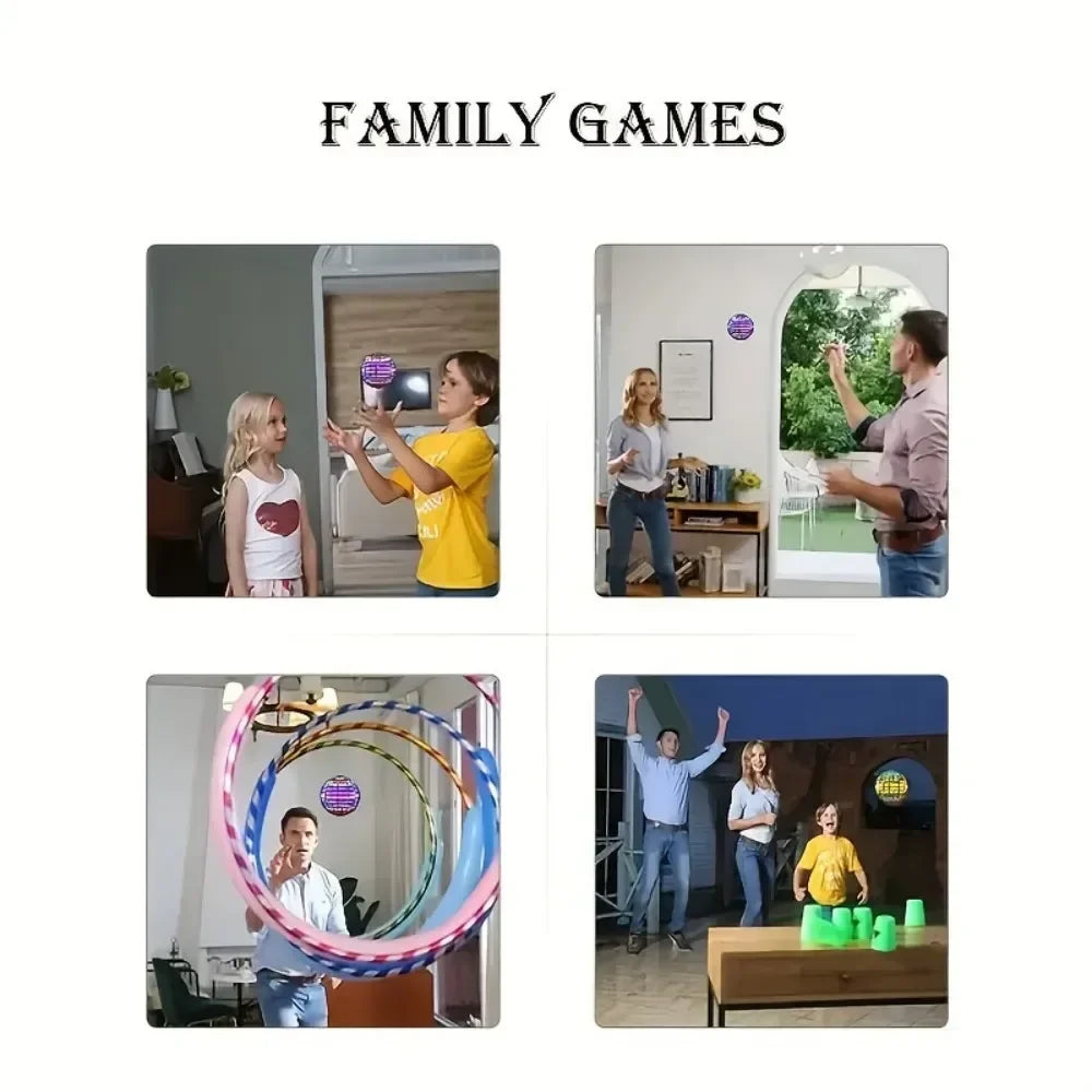 Colorful Glowing Rotating Flying Ball – Magic Boomerang Toy for Teens & Adults, Ideal for Parties and Holidays