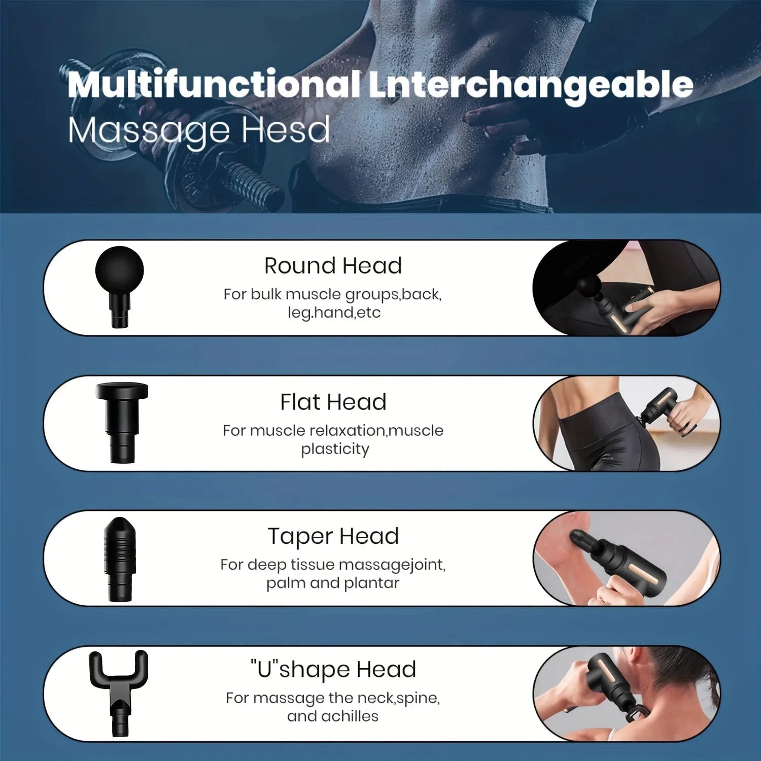 10/30-Speed Precision Massage Gun for Deep Muscle Relief, Advanced Fascia Therapy, Ultra-Quiet Electric Body and Neck Massager for Men and Women