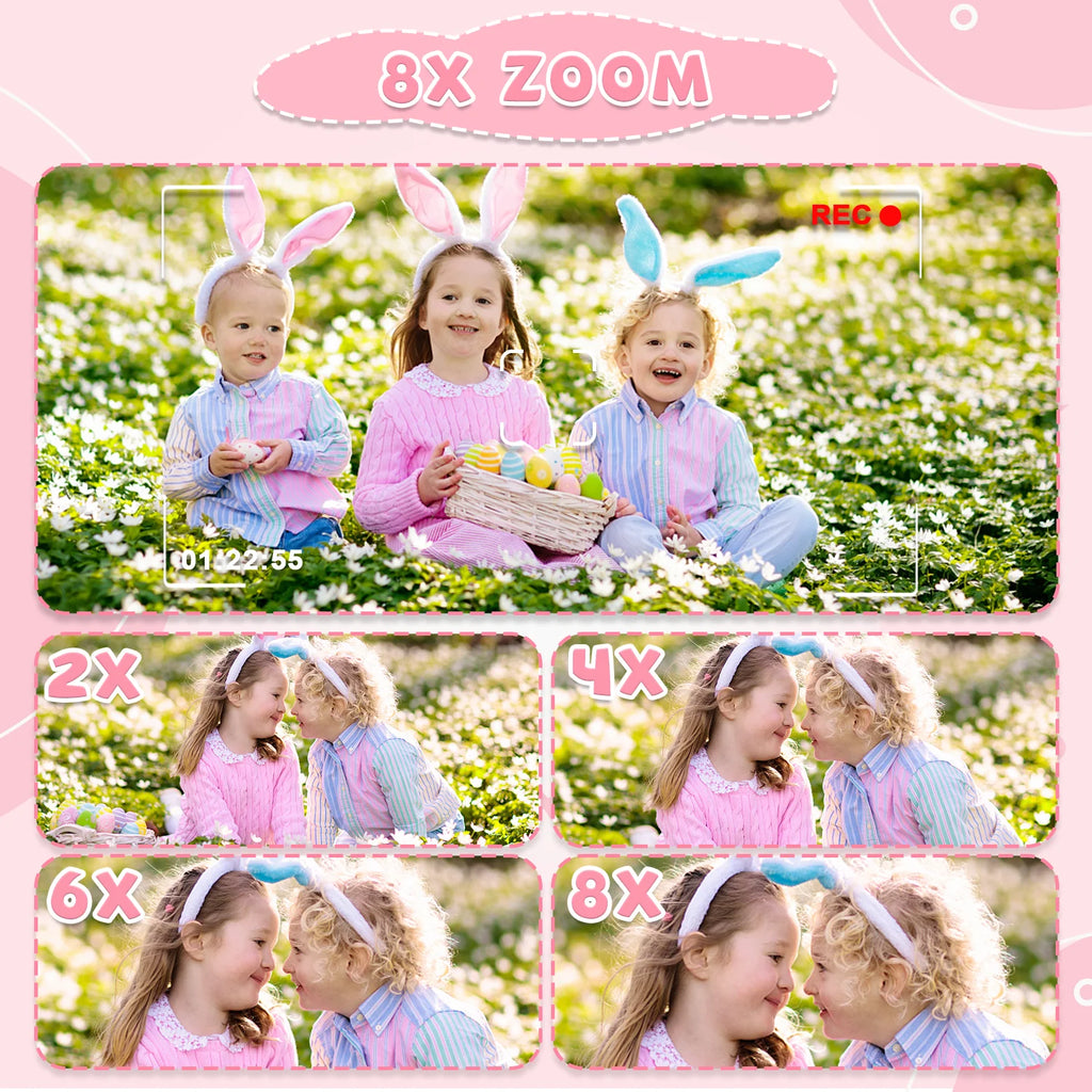 Children’s HD 1080P Digital Camera with Protective Silicone Cover