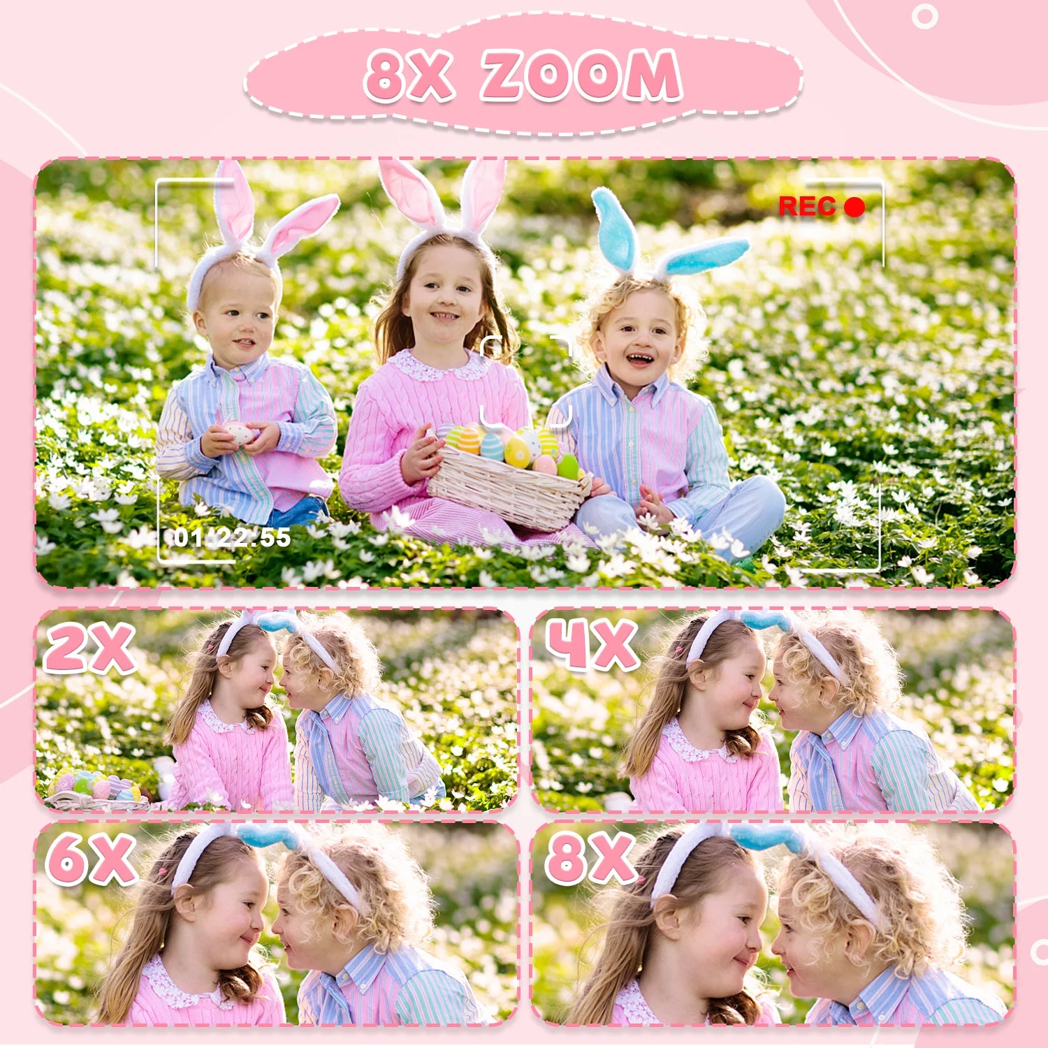 Children’s HD 1080P Digital Camera with Protective Silicone Cover