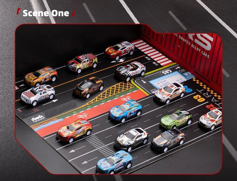 48-Piece Alloy Toy Car Set – Racing and Classic Model Cars in Gift Box, Great for Children’s Christmas or Birthday Gifts