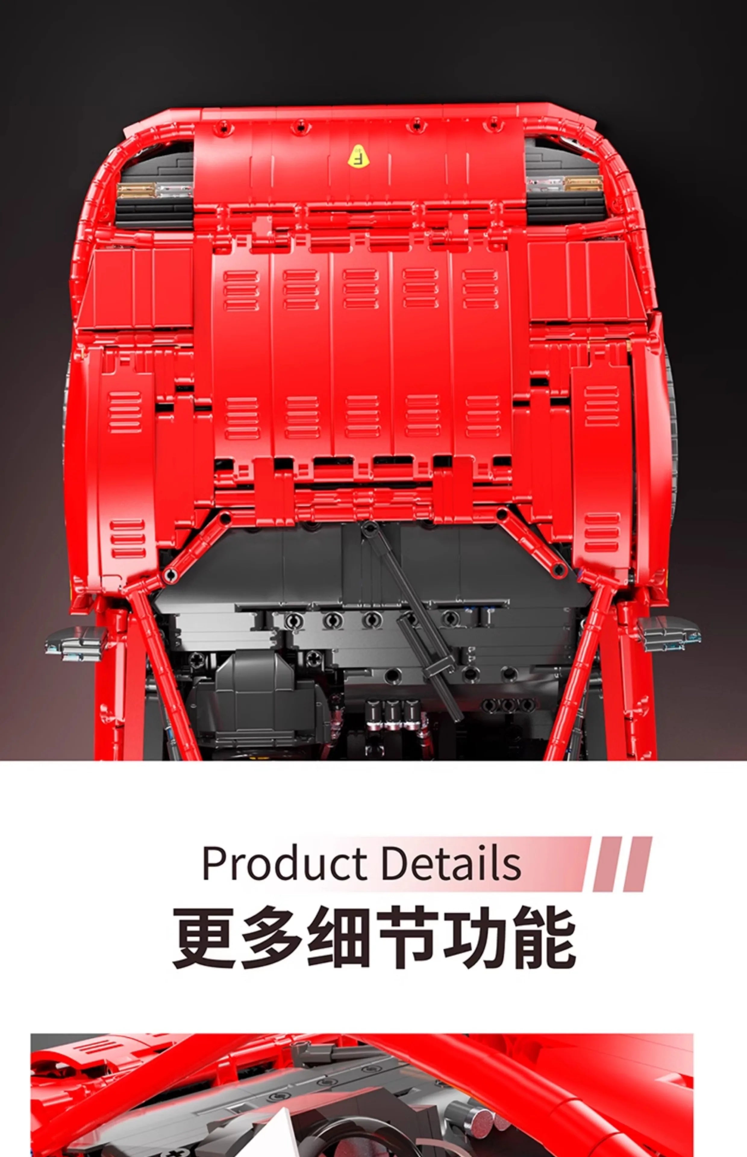 4026PCS Technical Supercar Assembly Building Blocks – High-Difficulty Racing Model for Adults