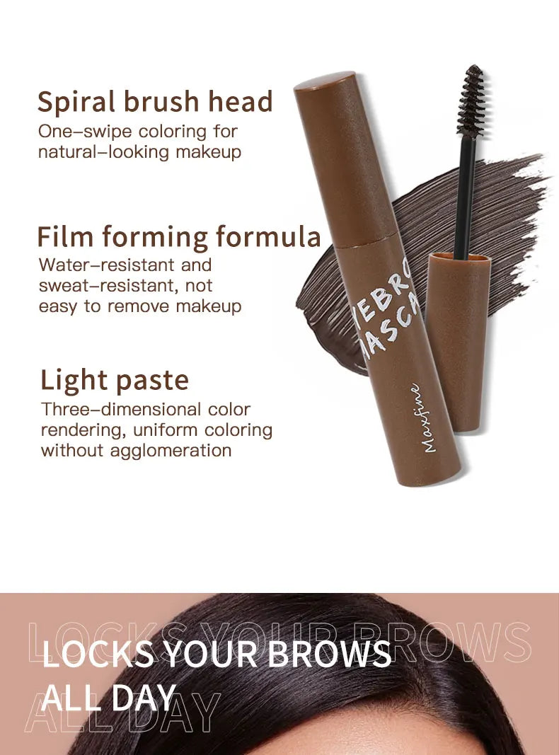1PCS Three Color Eyebrow Dye Quick Drying Film.