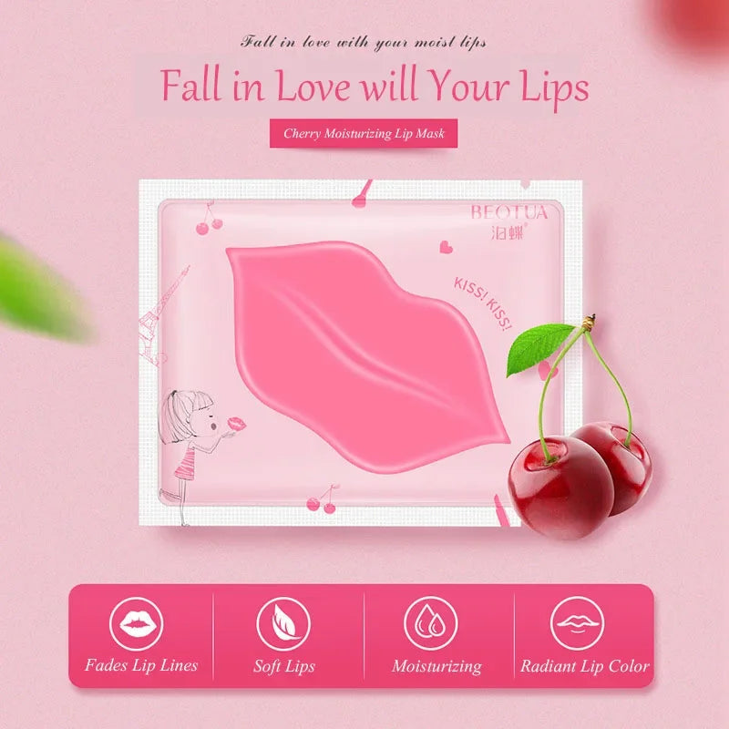 5/10Pcs Lip Mask Hydrating Repair Remove Lines Blemishes Lighten Lip Line Collagen Gel Mask