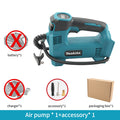 Portable Air pump 18V Battery Lithium-Ion Cordless Inflator For Car Tyre Inflator Electric Motorcycle Pump (No Battery)