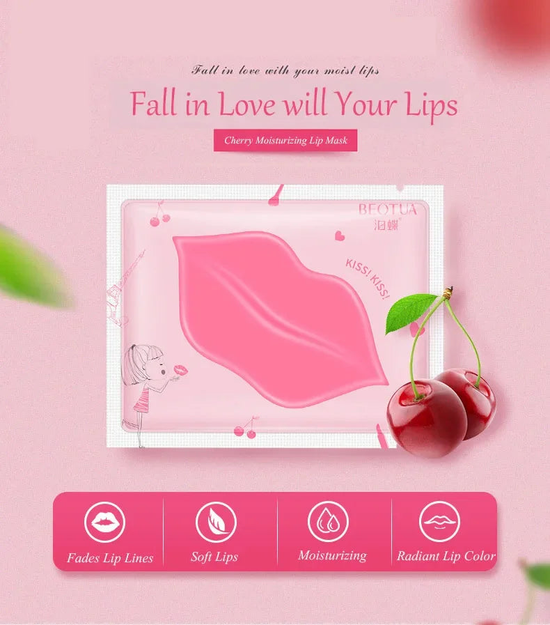 5/10Pcs Lip Mask Hydrating Repair Remove Lines Blemishes Lighten Lip Line Collagen Gel Mask