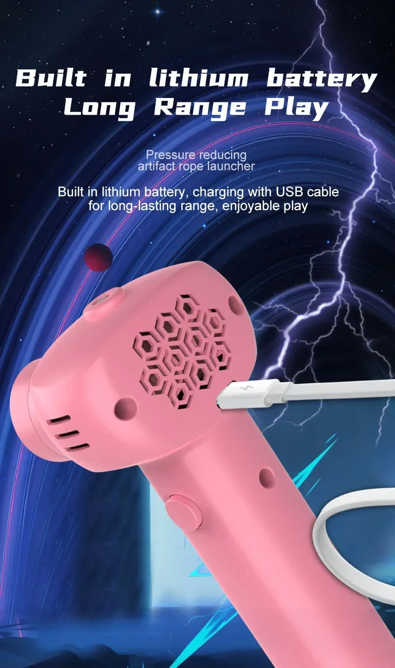 Portable Glow String Rope Launcher – Fun Kids Gift Toy