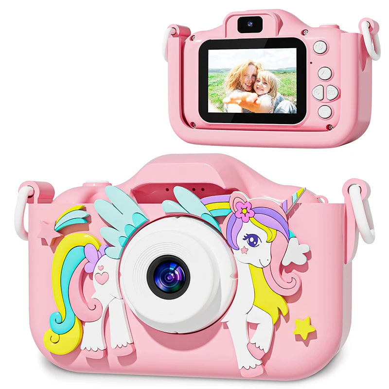 Children’s HD 1080P Digital Camera with Protective Silicone Cover