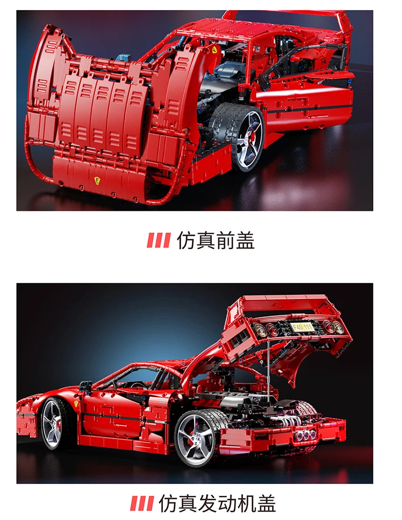 4026PCS Technical Supercar Assembly Building Blocks – High-Difficulty Racing Model for Adults