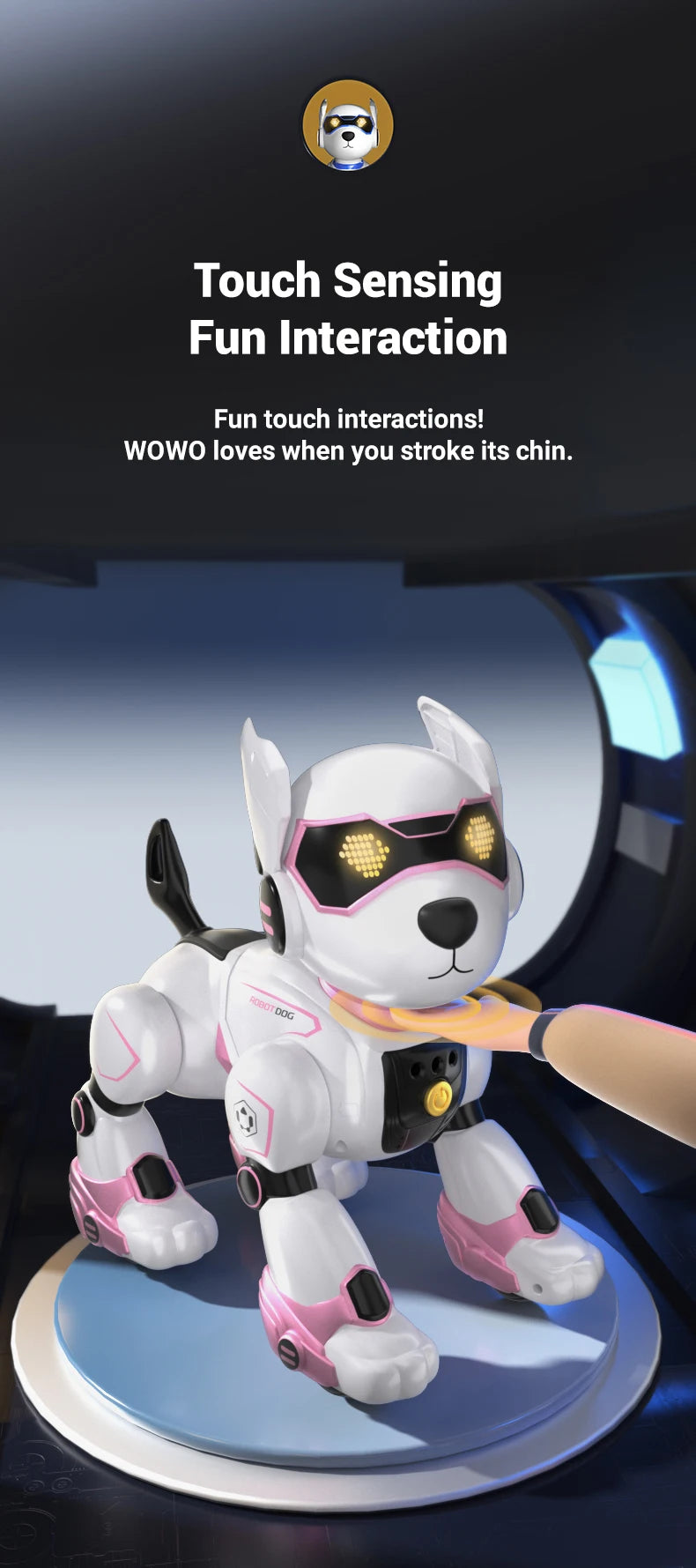R27 Smart RC Robot Dog – Voice Interactive, Programmable Puzzle Toy for Kidss