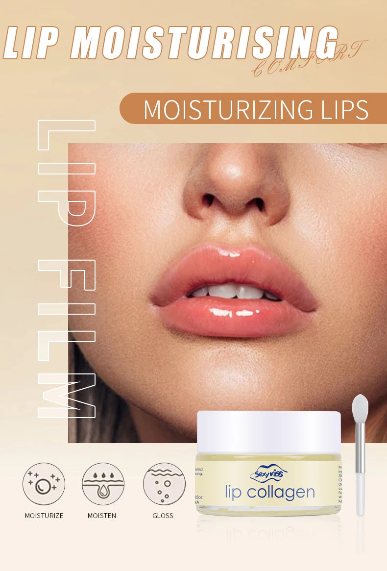 Hyaluronic acid collagen Sleep lip mask.