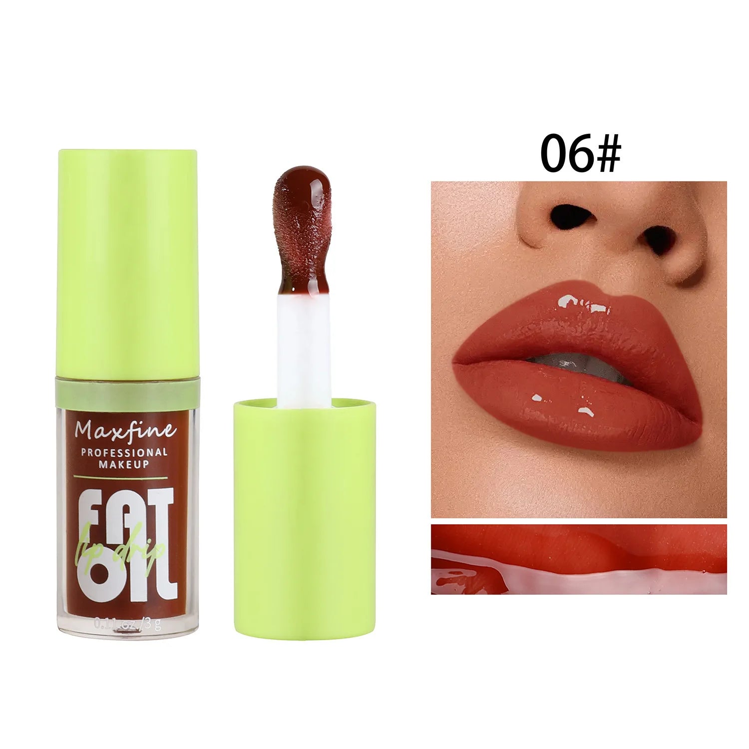 Lip Gloss Waterproof Long-term Moisturizing Non-stick Cup Non-fading Liquid.