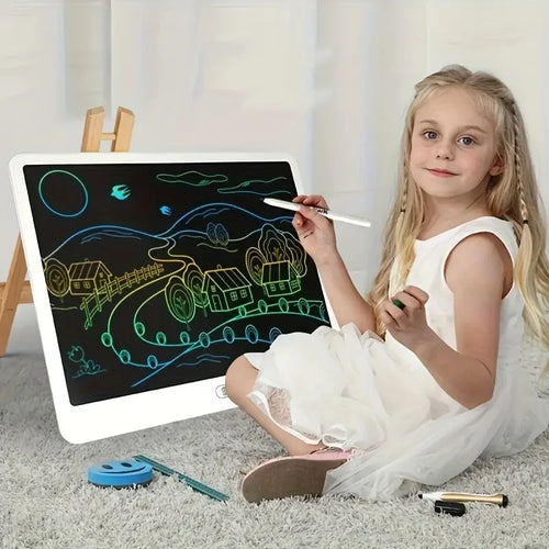 13-Inch Premium LCD Writing Tablet with One-Touch Erase – Large Digital Drawing Pad for Creative Learning, Sketching, and Educational Play