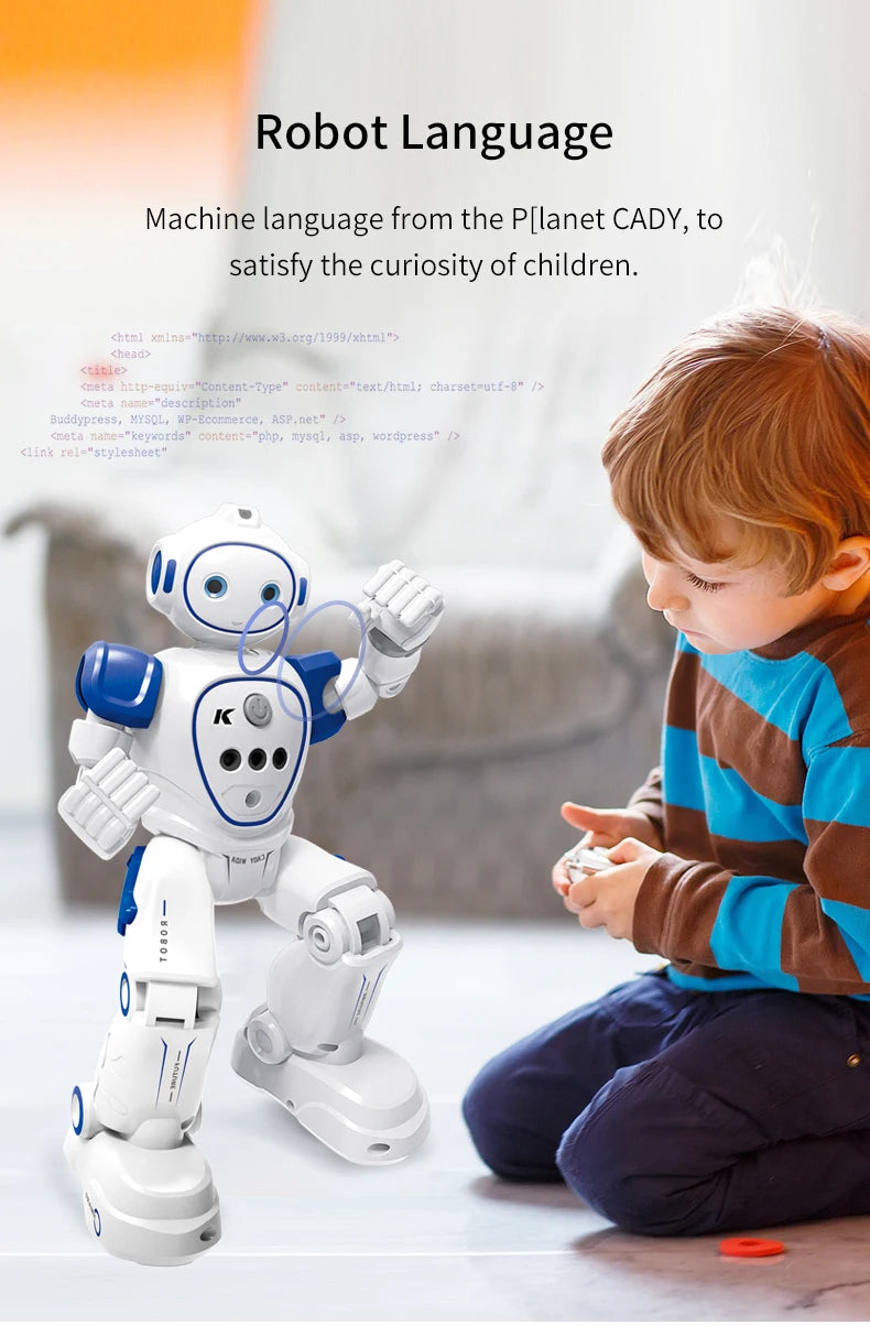 Wireless Smart RC Robot – Dance, Music & Programming Fun