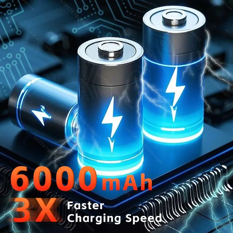 Portable 98,000PA Car Vacuum Cleaner with LED Light – Powerful Cordless Handheld Mini Vacuum & Blower for Car and Home