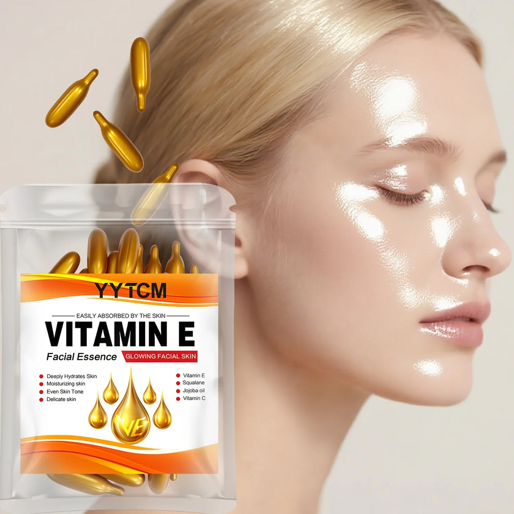Vitamin E Deep Moisturizing Capsule Essence, Hydrates and Smoothest the Skin.