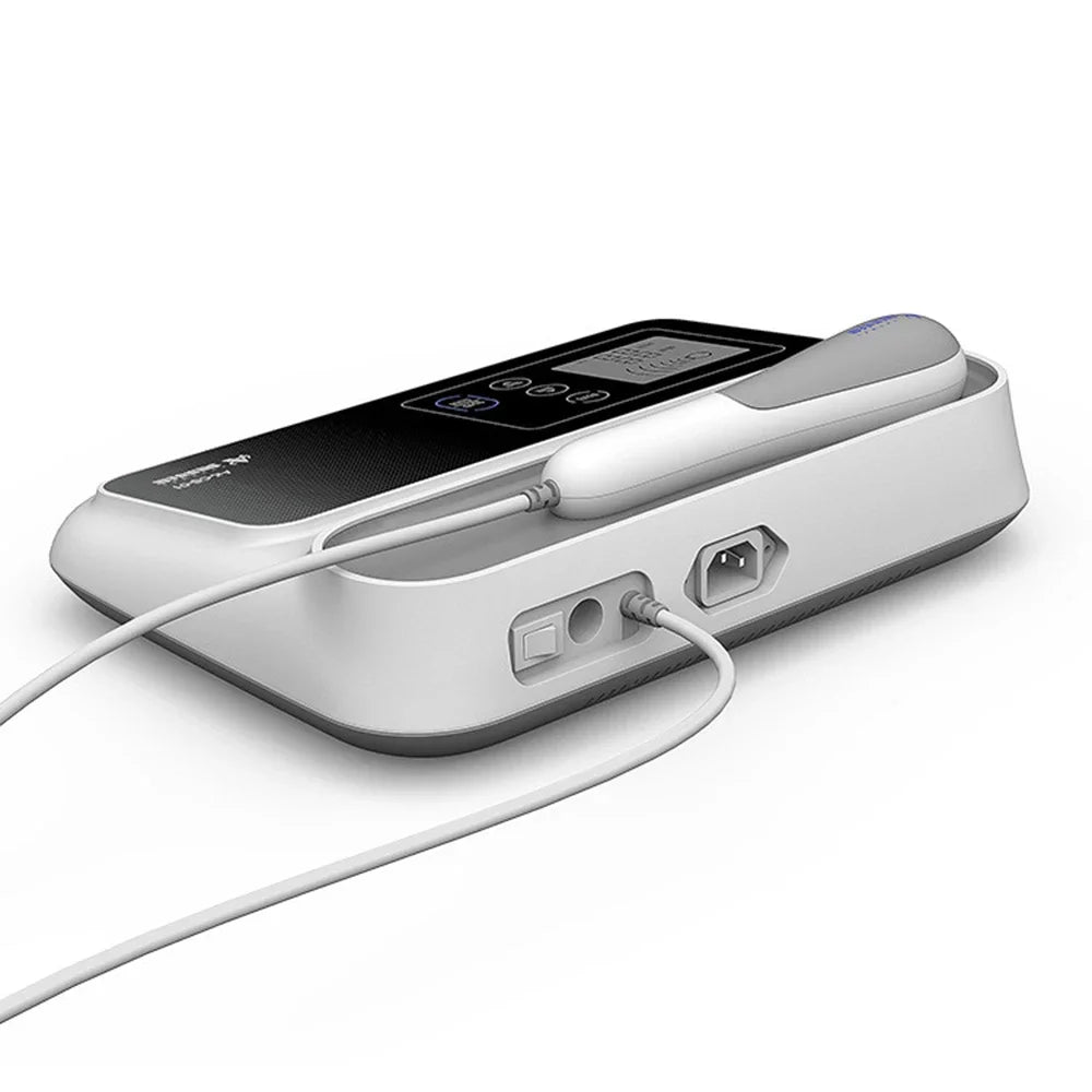 Drug-free ultrasound therapy machine designed to relieve muscle soreness and joint discomfort with digital LCD screen ⚡🧠
