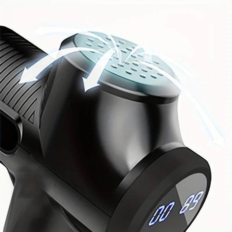 10/30-Speed Precision Massage Gun for Deep Muscle Relief, Advanced Fascia Therapy, Ultra-Quiet Electric Body and Neck Massager for Men and Women