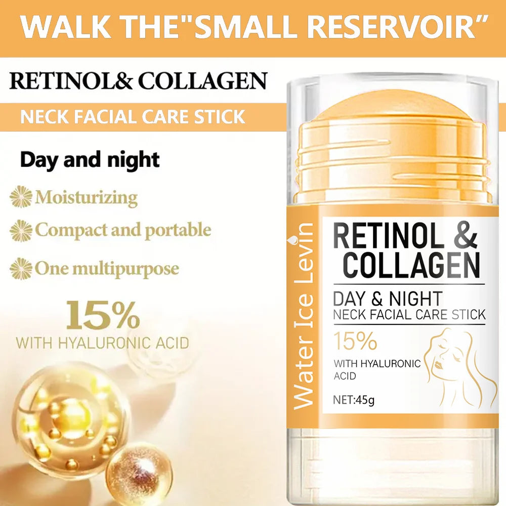Retinol and Collagen Day and Night Neck Cream Facial Stick