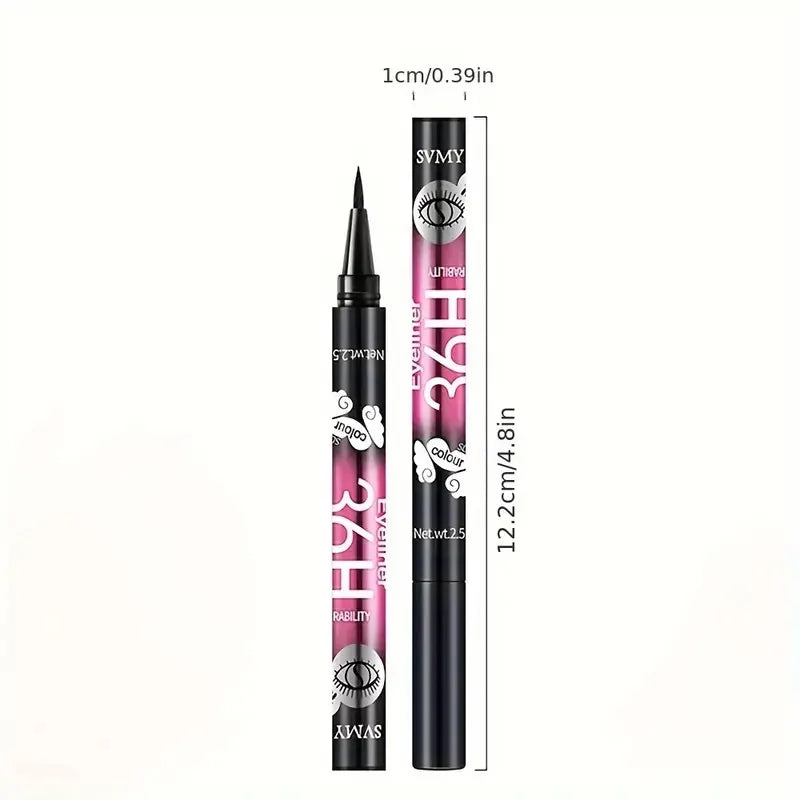 12 PCS Hot Make Up Ultimate Black Liquid Eyeliner Long-lasting Waterproof Eye Liner Pencil pen