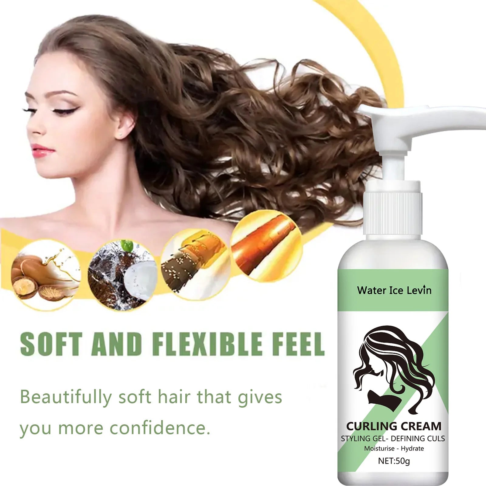 Curly hair Styling Cream