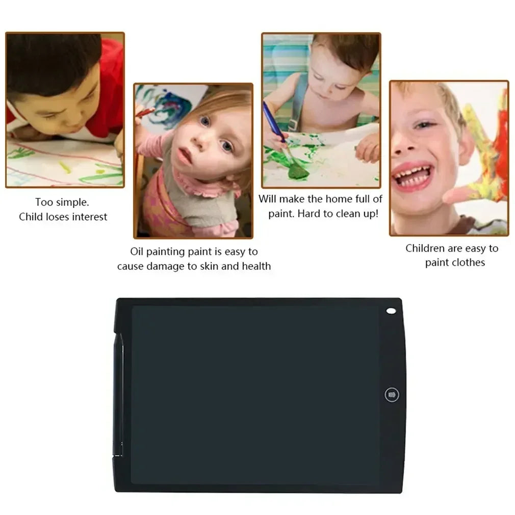 LCD Writing Tablet Drawing Board 8.5/10/12/16 Inch – Digital Magic Blackboard for Kids, Art, Learning & Creative Play