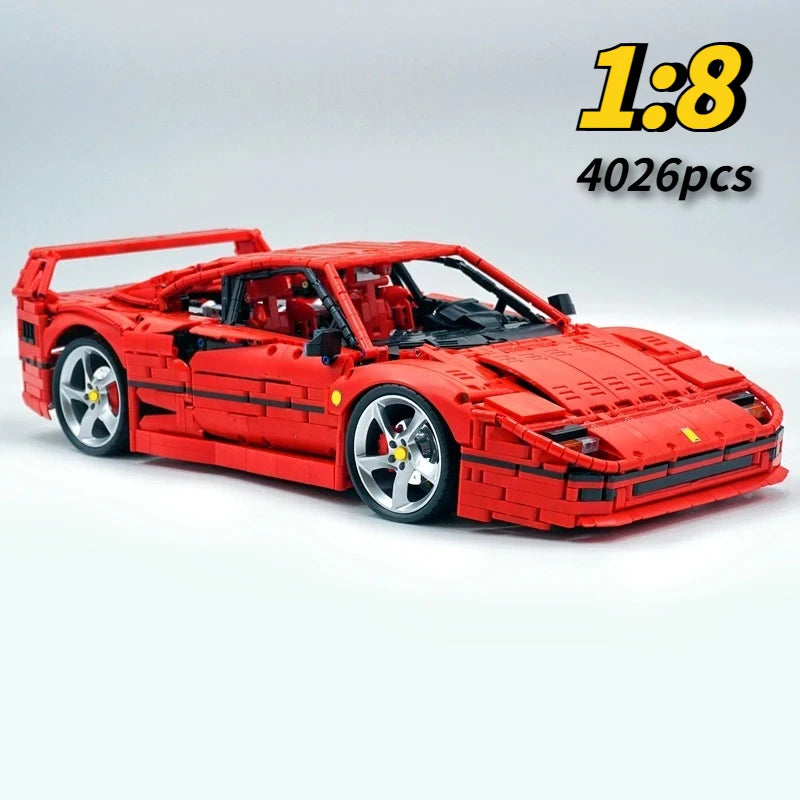 4026PCS Technical Supercar Assembly Building Blocks – High-Difficulty Racing Model for Adults