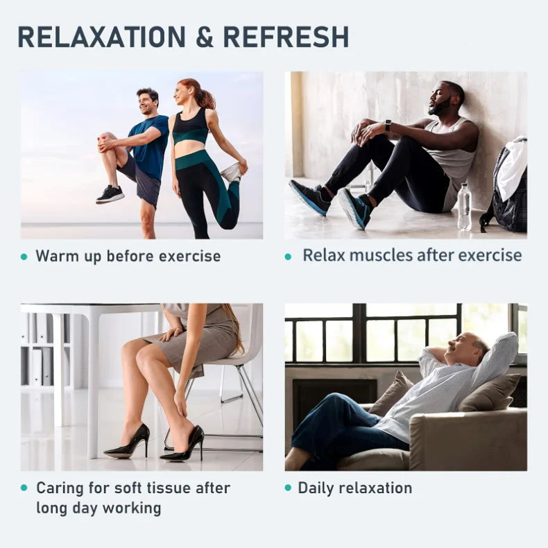 JinKairui Extended Electric Air Compression Leg Massager with Remote Control for Deep Thigh, Calf, and Foot Relaxation 🦵✨