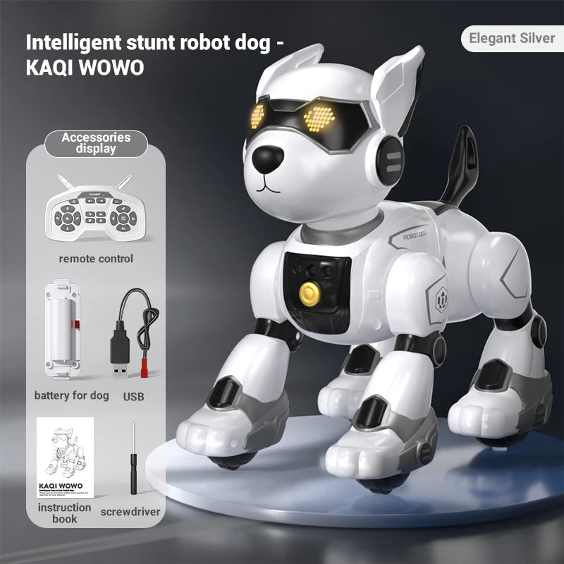 R27 Smart RC Robot Dog – Voice Interactive, Programmable Puzzle Toy for Kidss