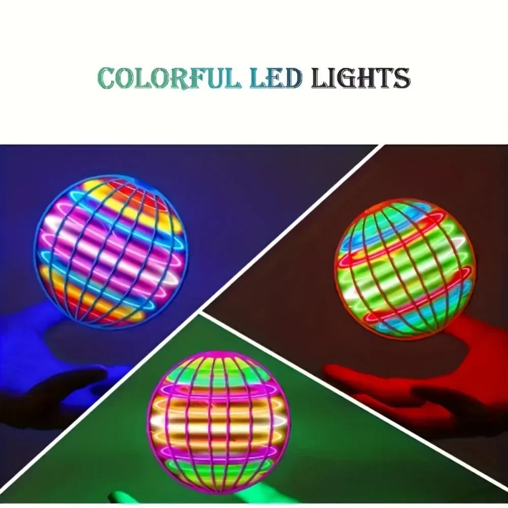 Colorful Glowing Rotating Flying Ball – Magic Boomerang Toy for Teens & Adults, Ideal for Parties and Holidays